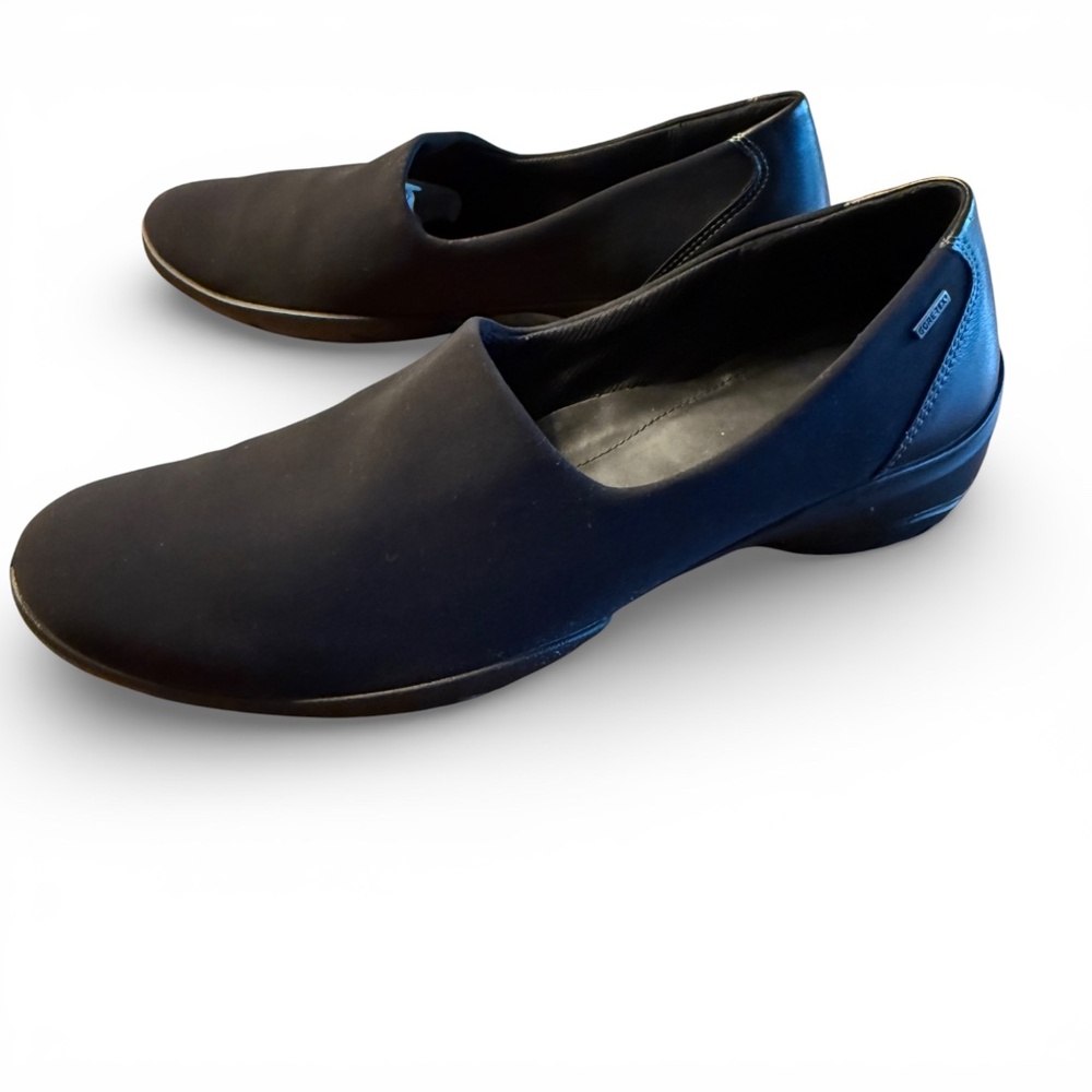 Ecco Rise Slip-On Comfy Shoes Gore-tex Stretch Womens Size 41 US 10-10.5 Used